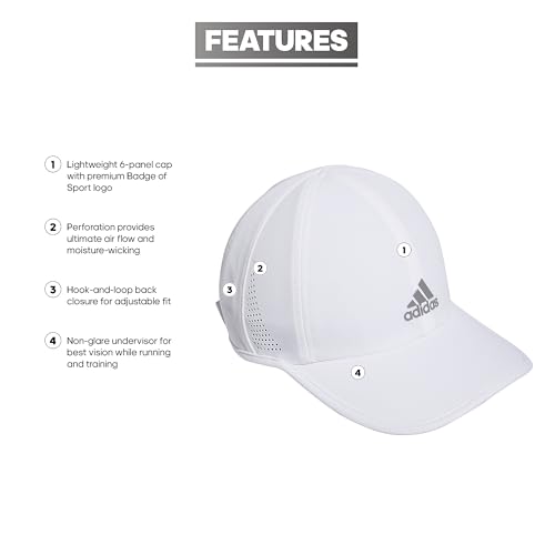 Adidas Women's Superlite Hat - Adjustable Fit for Comfort and Style during Workout
| Adidas Women's Superlite Hat - Bre