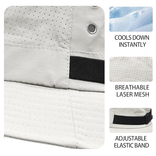 ZOORON UPF 50+ Cooling Sun Bucket Hat for Men and Women Fishing and Beach Hats