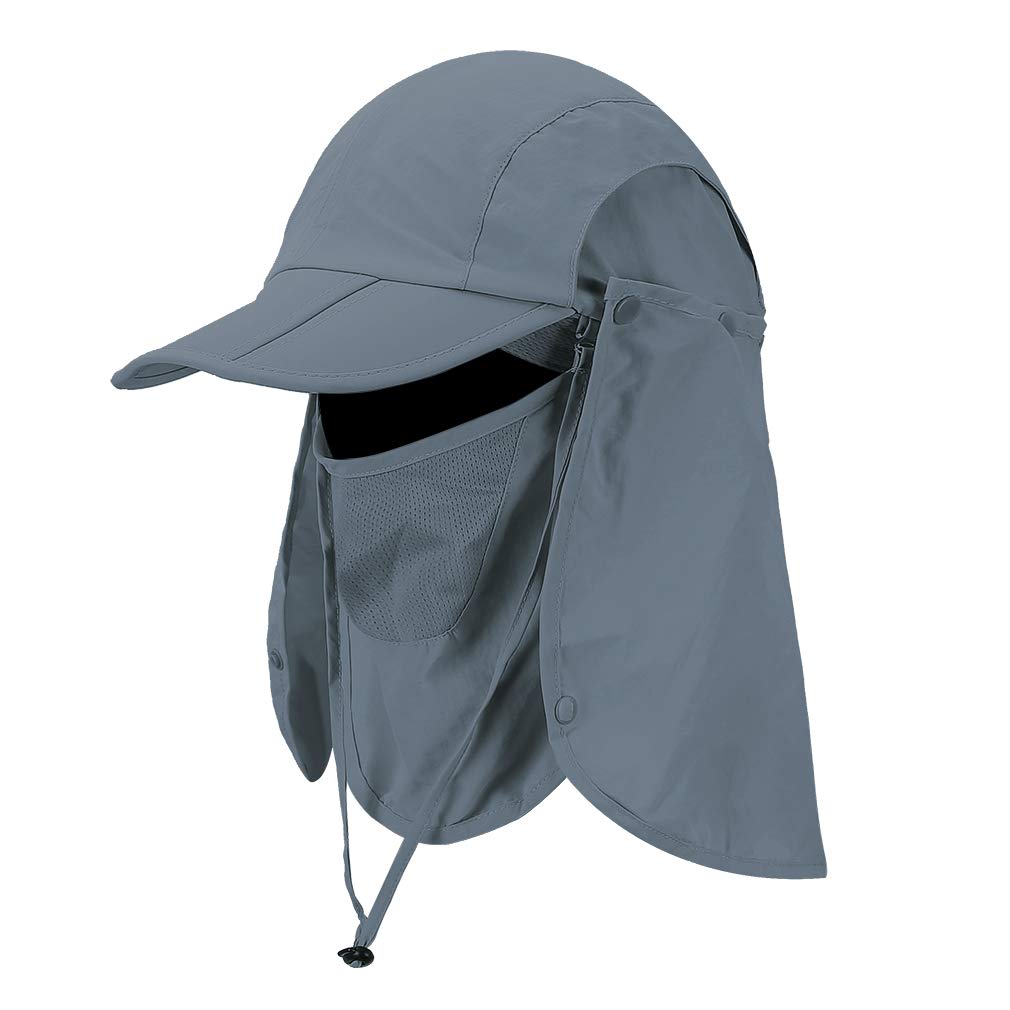 Cristgee Fishing Hat with UPF 50+ Protection and Face Mask Neck Flap
| Cristgee Foldable Sun Hat for Fishing and UPF 50