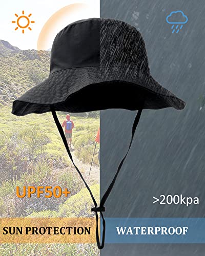 SHINCHIC Waterproof Sun UPF 50+ UV Protection Bucket Hat for Women and Men Summer Lightweight Hiking Outdoor Cap
| SHIN