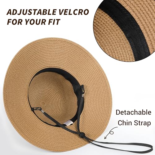 Trifabricy UV Protection UPF 50+ Sun Hats for Women - Ideal for Beach and Pool
| Trifabricy Wide Brim Sun Straw Hat for