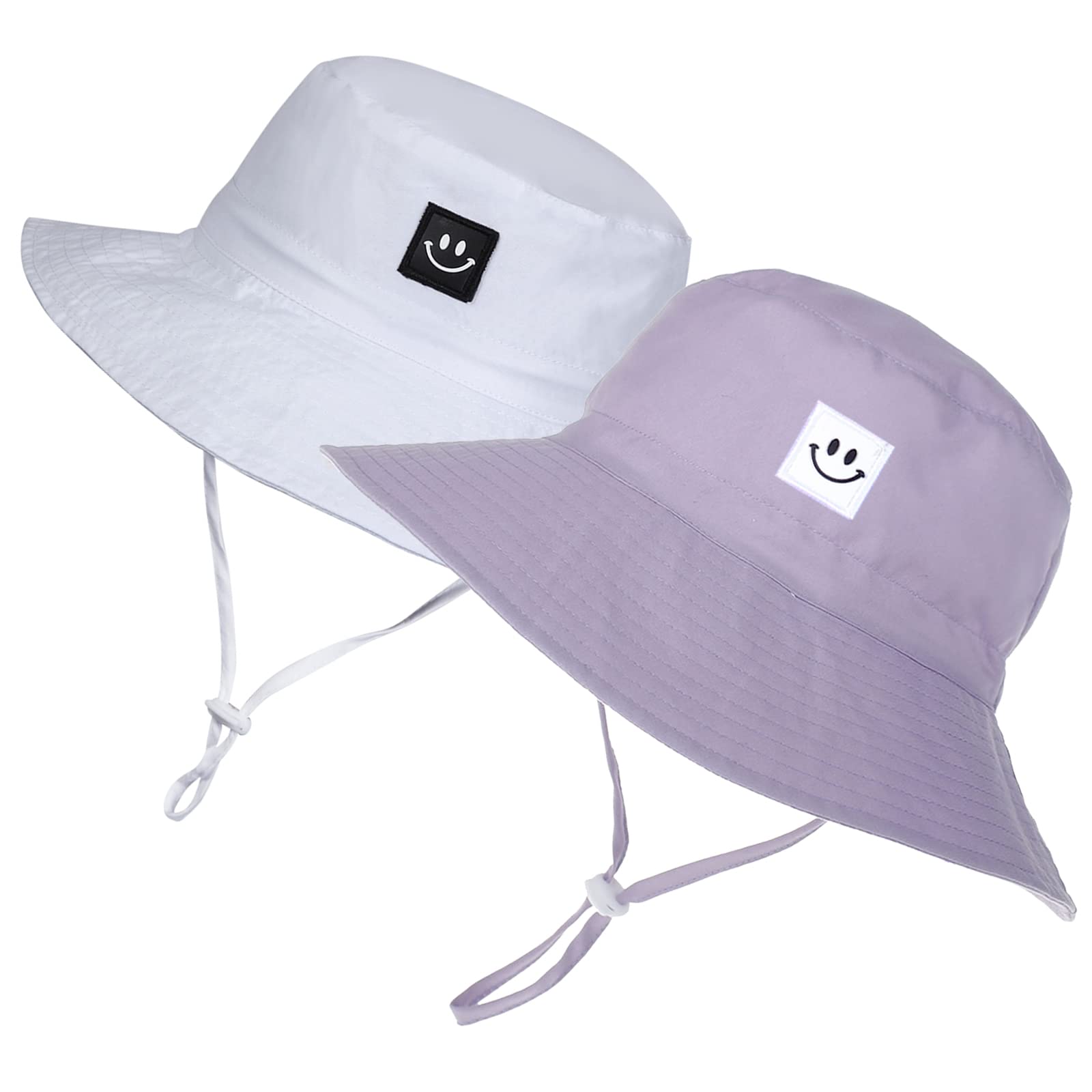 MaxNova Baby Sun Hat Smile Face UPF 50+ Toddler Bucket Hat for Boys and Girls Outdoor Summer Protection  
MaxNova Baby S