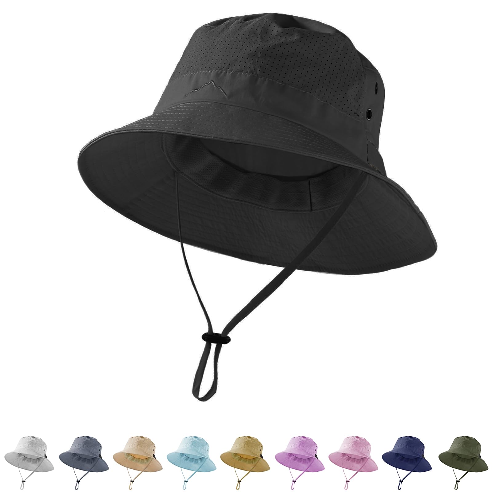 ZOORON UPF 50+ Cooling Sun Bucket Hat for Men and Women Fishing and Beach Hats