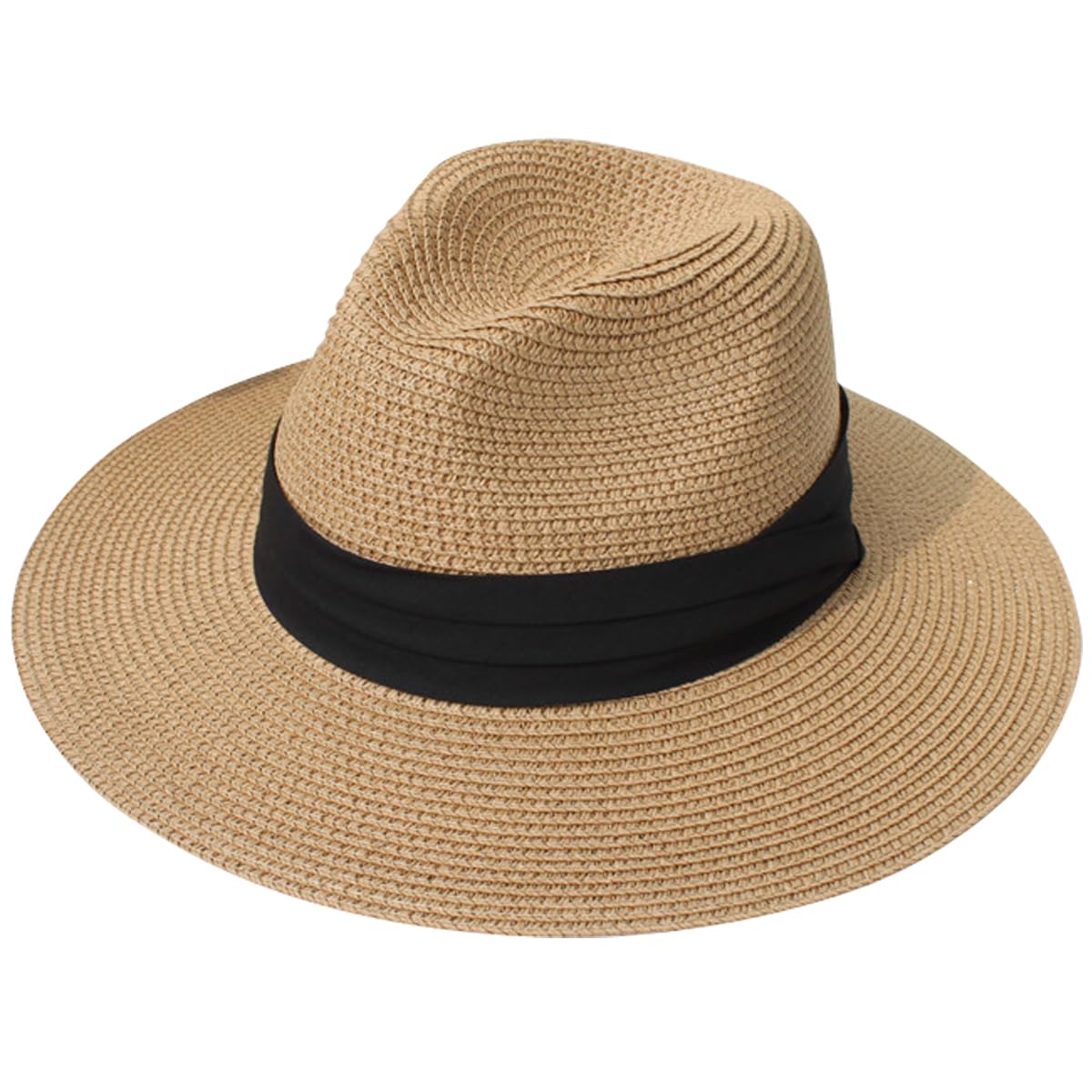 Women's Wide Brim Straw Panama Roll Up Sun Hat - UPF50+ Beach Protection
| Women's Panama Wide Brim Straw Sun Hat - UPF